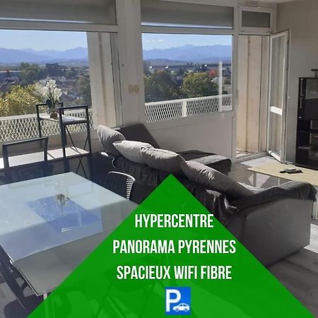 Cap Sud - 53M2- Vue Pyrenees- Hypercentre-Parking -Wifi Fibre Leilighet Tarbes Eksteriør bilde