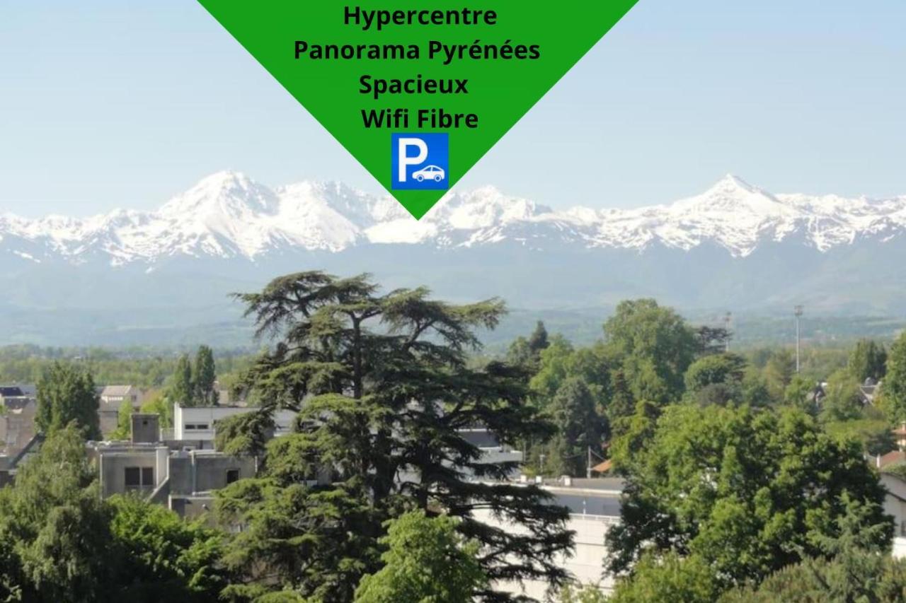 Cap Sud - 53M2- Vue Pyrenees- Hypercentre-Parking -Wifi Fibre Leilighet Tarbes Eksteriør bilde